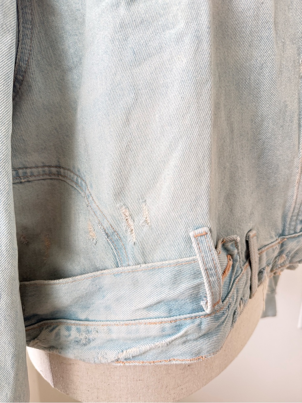 Zara Light Blue Denim Jacket - Picture 9 of 12